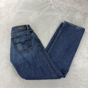 Diesel Mens Size 34x33 Levan Blue Denim Straight Leg Jeans